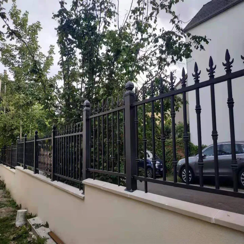 New Design Cheap Wrought Iron Fence Panel Garden Fence For Sale