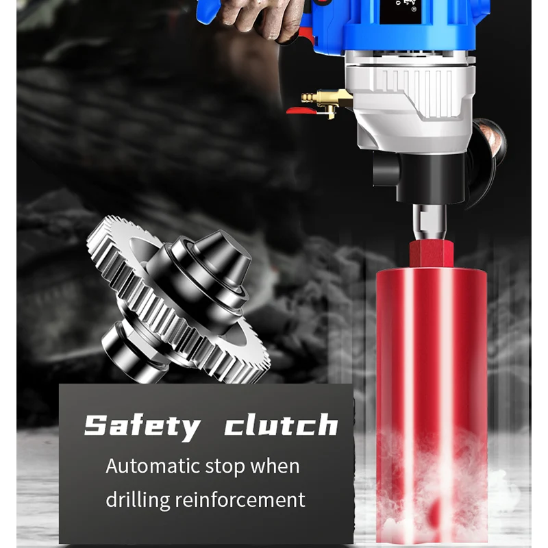 4300W Diamond Core Drill Hand-held Water Drilling Machine Electric Drill wet and dry Wall Opening Machine Electric Drill