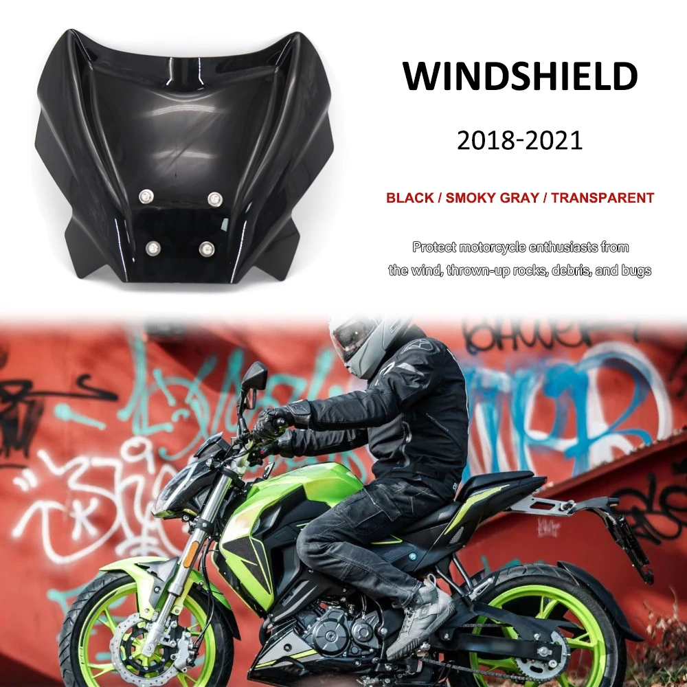 

New RKF125 rkf125 Windshield Windscreen Wind deflector For Keeway RKF 125 Motorcycle Accessories rkf 125 2018 2019 2020 2021