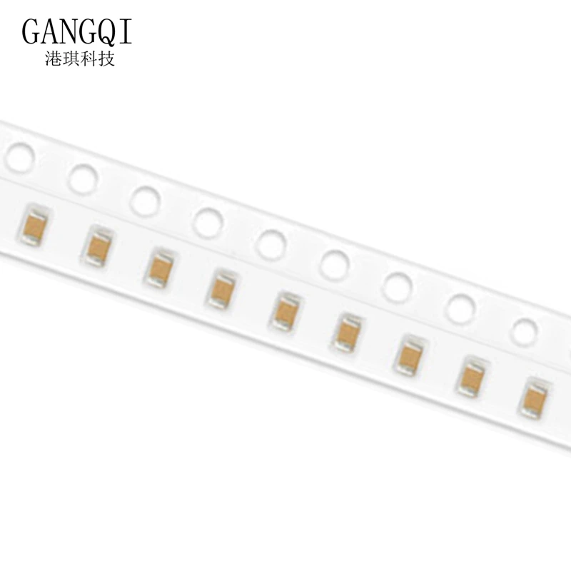 Capacitor cerâmico multicamadas da microplaqueta grossa do filme, SMD, 1206, 50V, 0.5pF-100uF, 10nF, 100nF, 1UF, 2,2 UF, 4,7 UF, 10UF, 1PF, 6PF, 2,2 UF, 4,7 UF, 100 PCes
