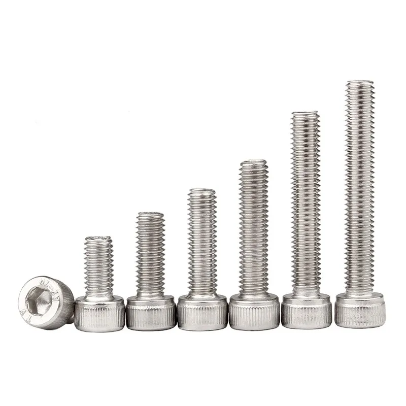 M4 304 Stainless Steel Allen Hexagon Hex Socket Head Cap Screws DIN912 Bolt 4mm x 4 5 10 12 30 35 40 45 100 110 120 130 150mm