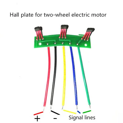 

5pcs/Lot Two-wheeled Electric Motor Hall 3144 Hall 413 41F 43F Hall Plate with Wire 120 Degree PCB