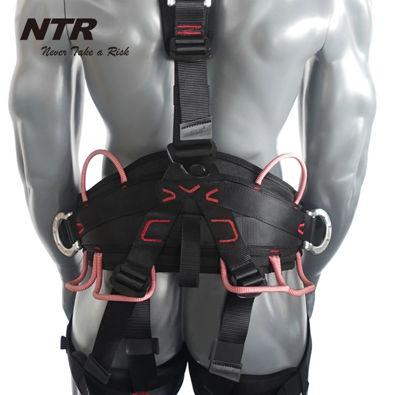 Construction Safety Full Body Harness Belt Fall Protection Outdoor Rock Climbing Harness Professional Assemable Gear