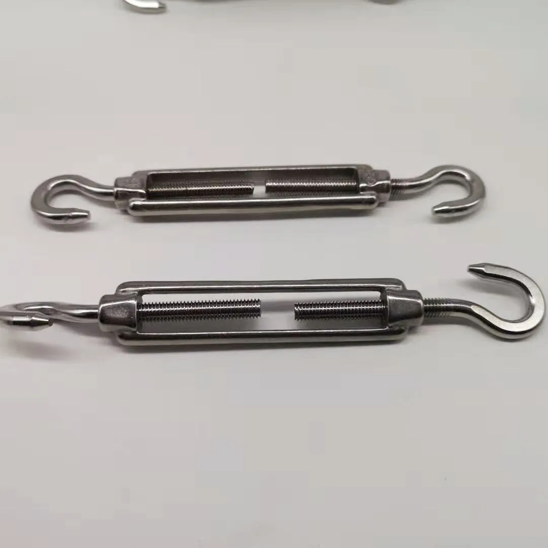 10 Chiếc M6 Móc Khóa Và Móc Khóa Mở Turnbuckle 304 Thép Không Gỉ Có Làm Việc Nam Châm