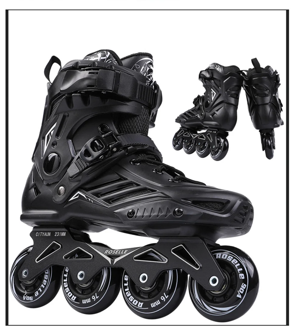 Professionele Slalom Inline Skates Volwassen Rolschaatsen Schoenen Sliding Gratis Schaatsen Patines Size 35-46 Goed Als Seba Sneakers