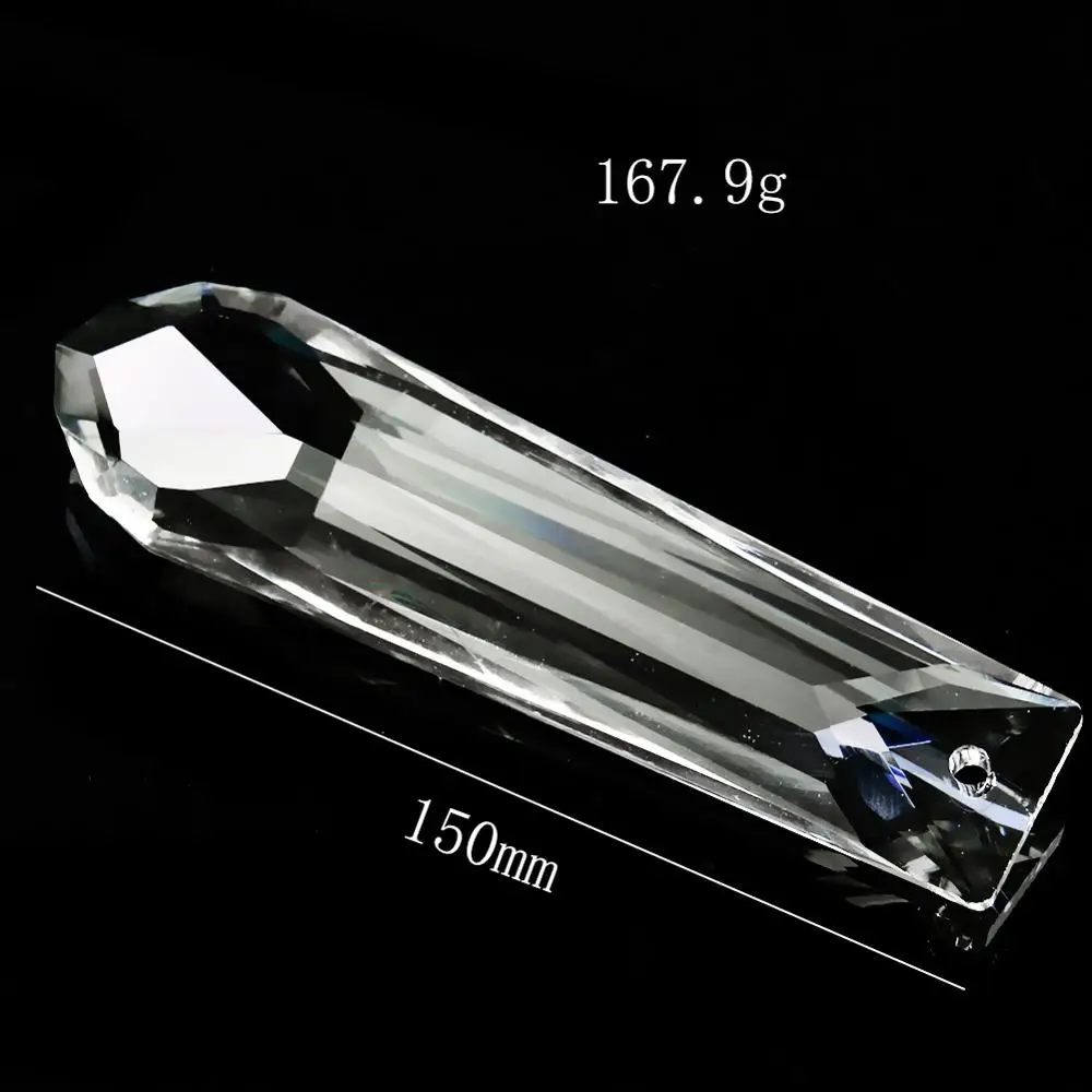 150mm Space Shuttle Shape Shinning Crystal Hanging Drop Faceted Prism Suncatcher For Garland Events Happy Decor Diy Gem Craft