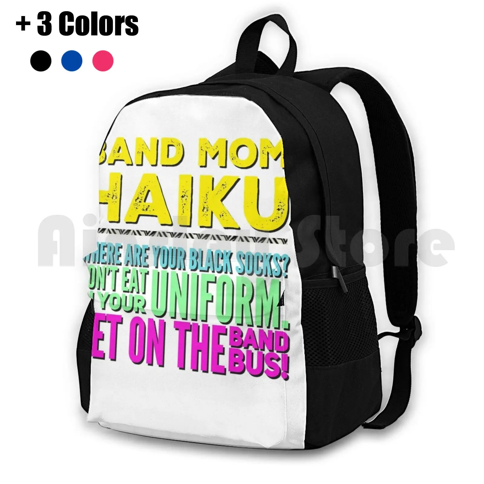 ( Marching Band )-Band Mom-Haiku Outdoor Hiking Backpack Waterproof Camping Travel Marching Band Band High School Band Band Mom