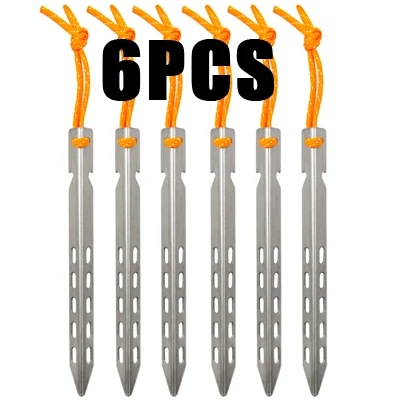 Ветрозащитный инструмент Тито из титана для палатки с V-образным дизайном, 6/8/10/12 шт