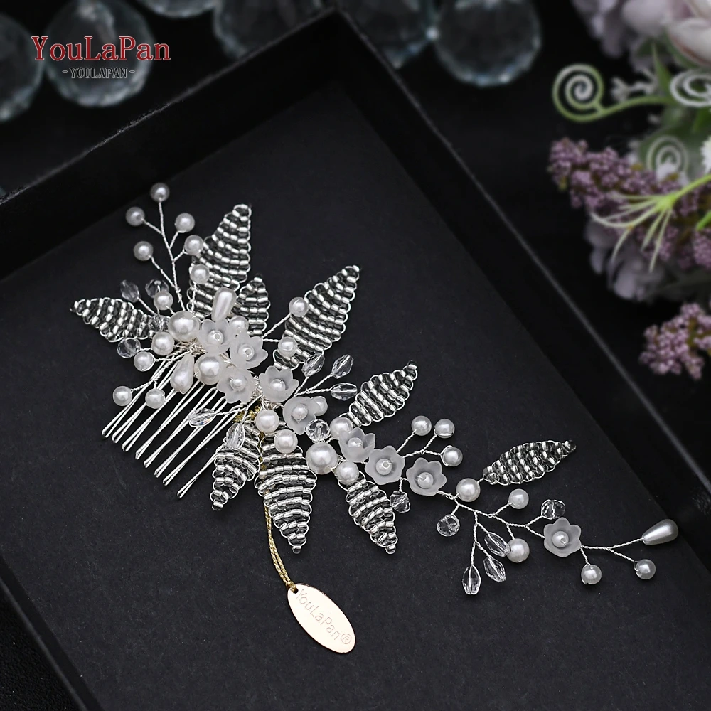 YouLaPan Many Style Bridal Tiara Bridal Hair Vine Bridal Wedding Hairpins Clips Wedding Hair Jewelry Handmade Wedding Headband