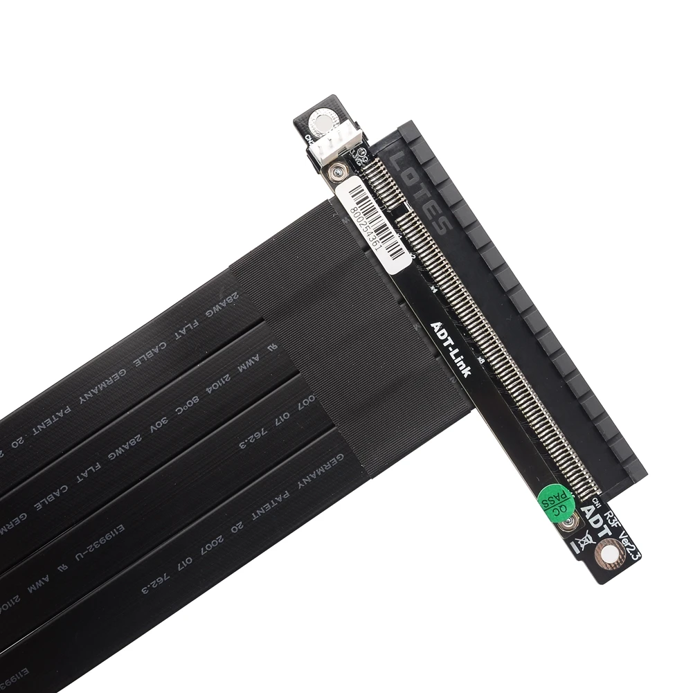 ADT-Link PCI-E X16 a 16X 3.0 da maschio a femmina Cavo di prolunga Scheda grafica Scheda computer Chassis PCI Express Extender Ribbon 128G / Bps (R33SF 5CM