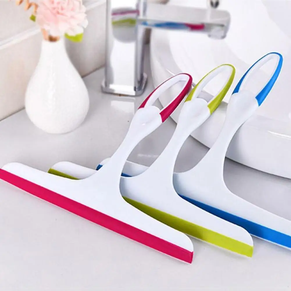 New Glass Window Wiper Soap Cleaner Squeegee Shower Bathroom Mirror Cleaning Brush