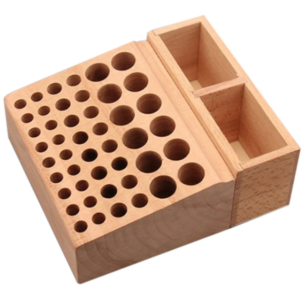 1 Pc przechowywanie narzędzi 48 / 96 otwór lokalizacje skóra rzeźba cios do cięcia narzędzie do majsterkowania organizator Box ręcznie SewTable