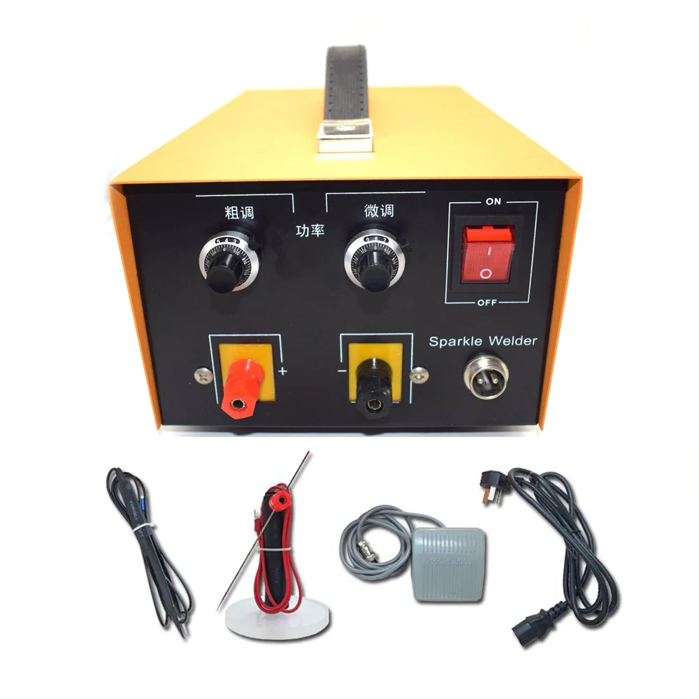 

30A Jewelry Spot Welding Machine Hand Held Pulse Spot Welder For Ring Necklace Bracelet