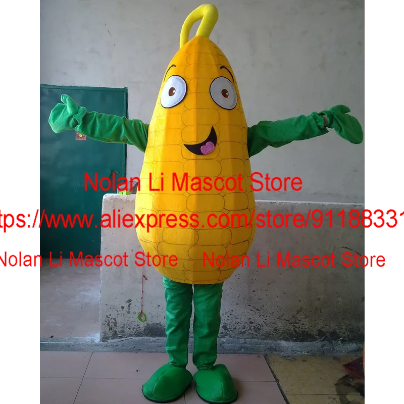 High Quality EVA Material Mature Corn Mascot Costume Food Cartoon Suit Halloween Birthday Party Role Playing Holiday Gift 559