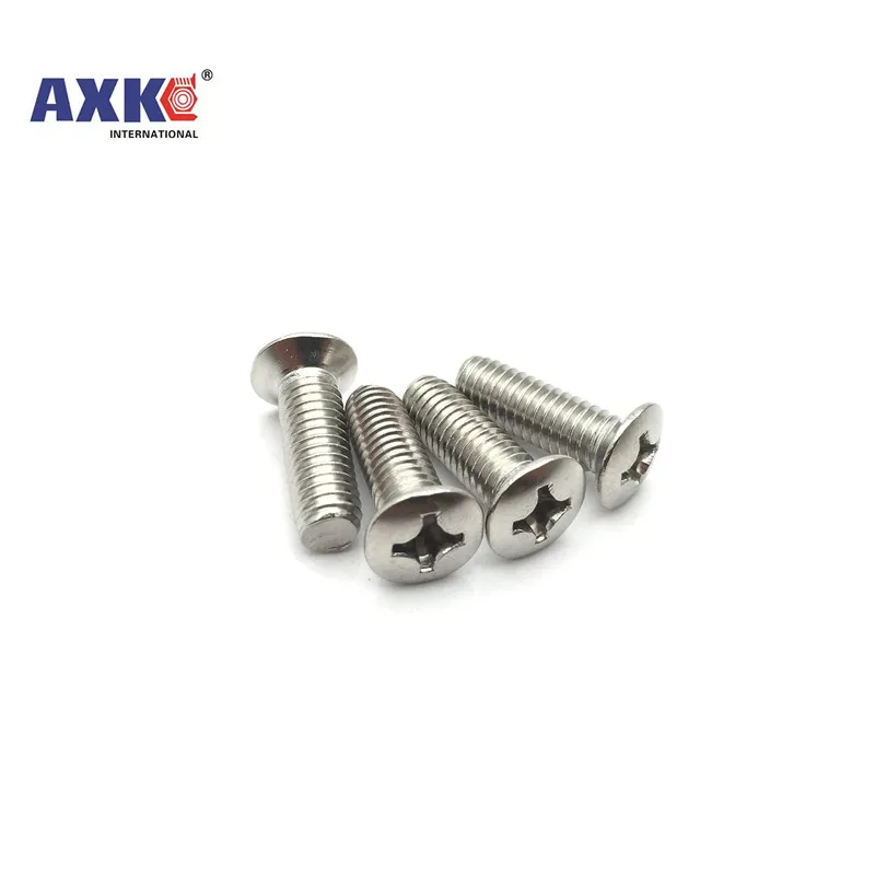 M2 M2.5 M3 M4 M5 M6 GB820 DIN966 A2-70 304 Stainless Steel Cross Recessed Phillips Raised Countersunk Head Half Oval Screw Bolt