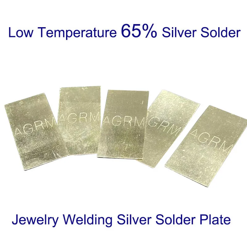 Low Temperature 65% Silver Solder Plate Jewelry Welding Blade Tool Soldering Piece ewelry Welding Blade Tool Silver Solder Plate