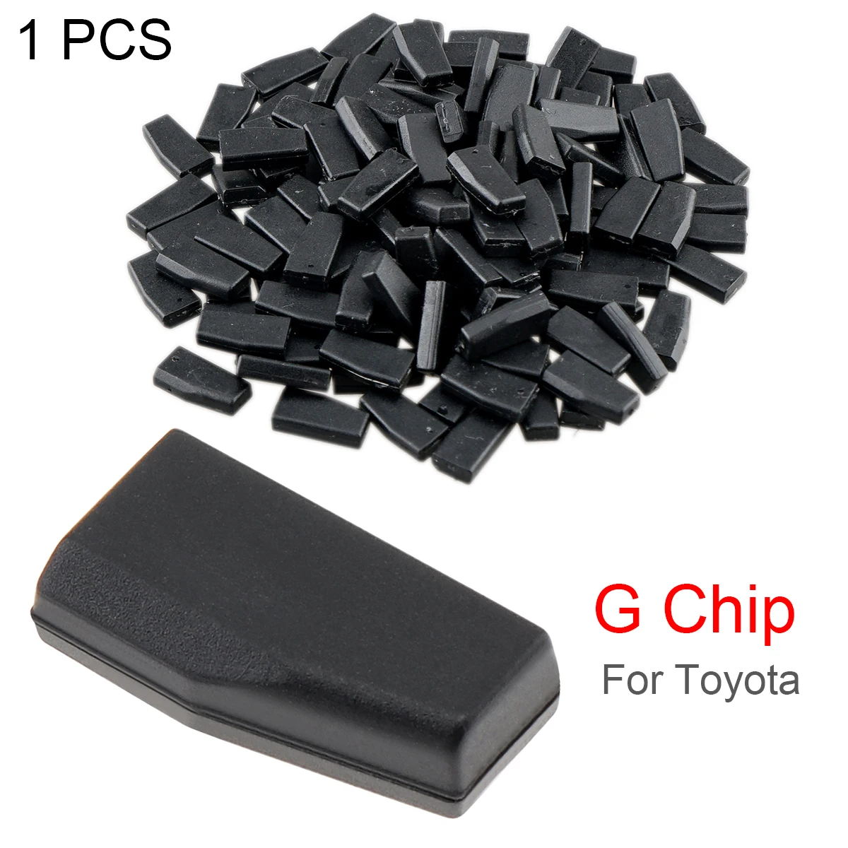 Chip transpondedor de llave de coche, Chip de carbono G en blanco, apto para Toyota