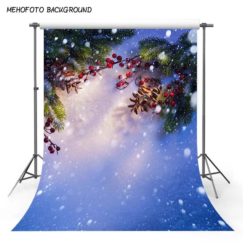 

Christmas Photography Backdrops Winter Snow Baby Newborn Photo Booth Backgrounds for Photocall Studio Photographic Vinyl Fabric