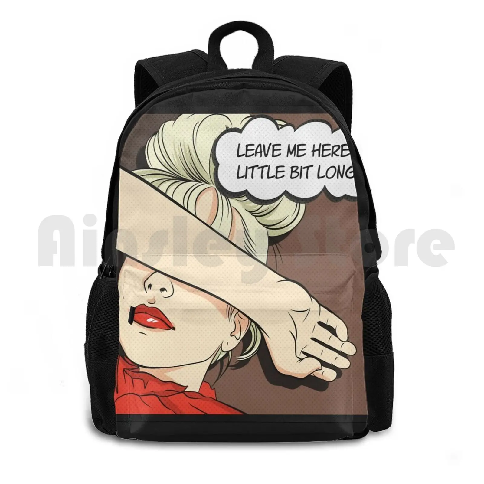 Leave Me Outdoor Hiking Backpack Riding Climbing Sports Bag Leave Rcb Hayley Red Tired Sad Music