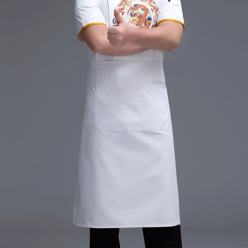 Kitchen Cooking Apron working meal half length Waist Apron catering chef hotel attendant uniform