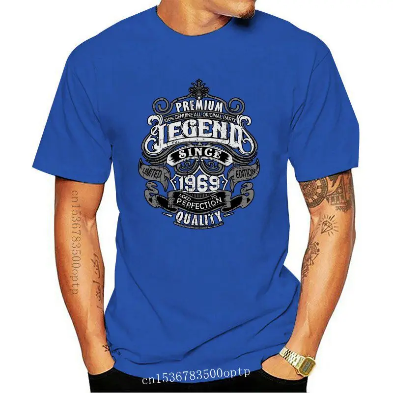 1969 Men'S Funny Legend Vintage 50Th Milestone Birthday T Shirt 50 Year Old Gift Idea Present 1969 T Shirt 012715