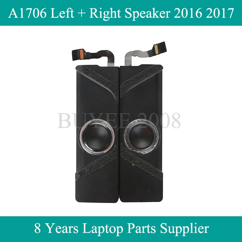 

Origianl Used 13.3" A1706 Left and Right Speaker 2016 2017 Year For Macbook Pro 13.3 Inch A1706 Loudspeaker Replacement