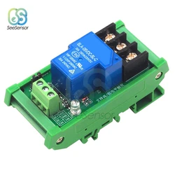 5V 12V 24V un modulo relè a 1 canale 30A con isolamento accoppiatore ottico supporta Trigger di alto/basso livello con binario di guida