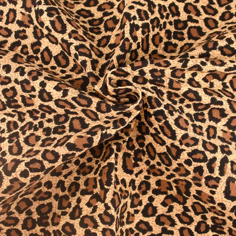 QUANFANG Leopard Series Canvas Fabric For Sewing Sofa Shirt Curtain Bag Home Handmade Cushion 50x140cm or 40x45cm/Piece