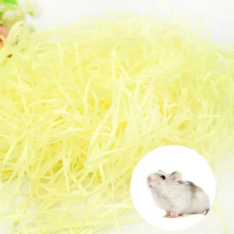 Colorful Shredded Paper DIY Hamster Paper Supplies Paper Shred Filler Cozy Hamster Paper Bedding Small Pets Shredded Paper