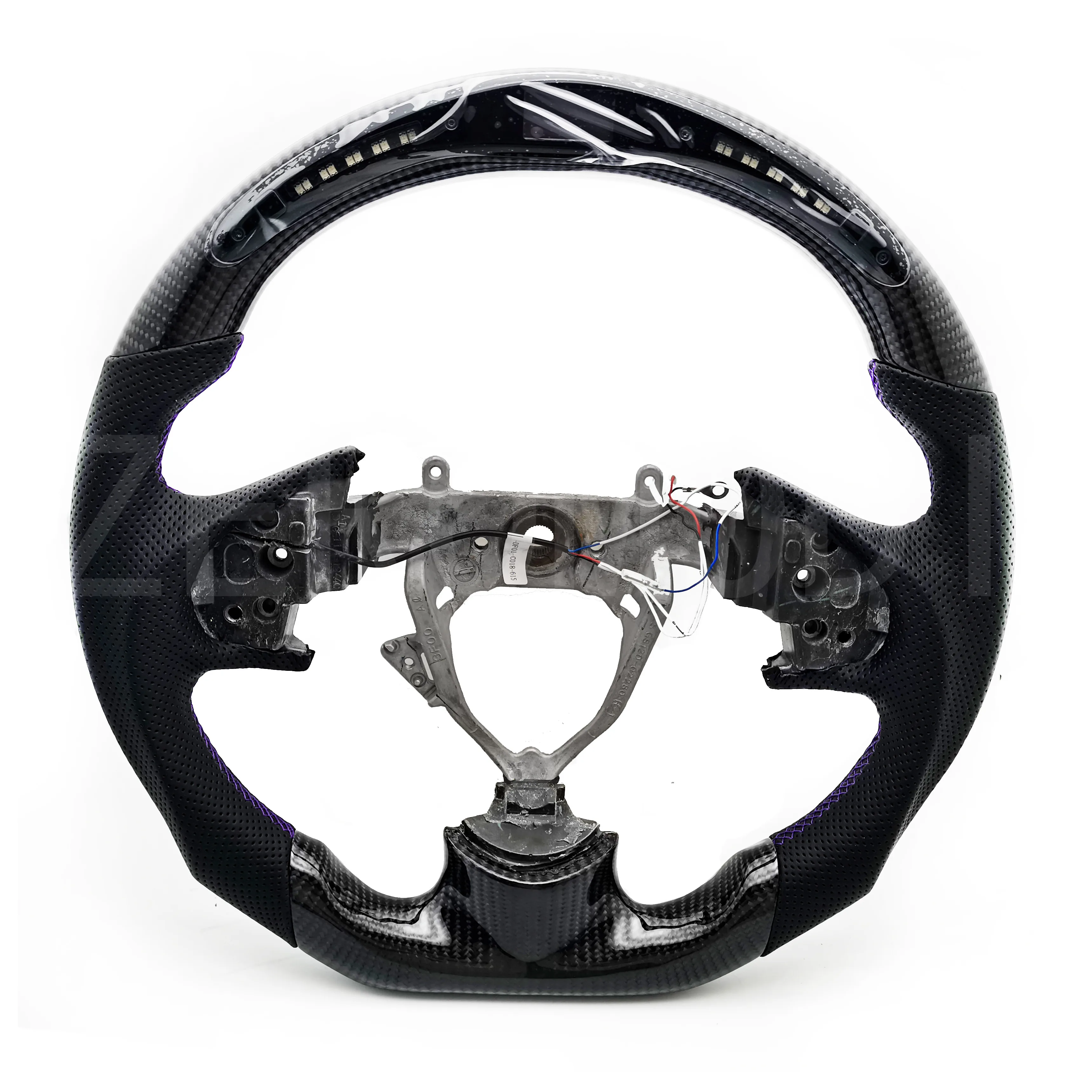 

Real Carbon Fiber & Leather Steering Wheel for Mitsubishi Lancer