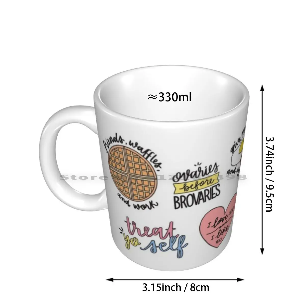 Parks And Recreation Tv Show Art Ceramic Mugs Coffee Cups Milk Tea Mug Parks Parks And Rec Parks And Recreation Leslie Leslie