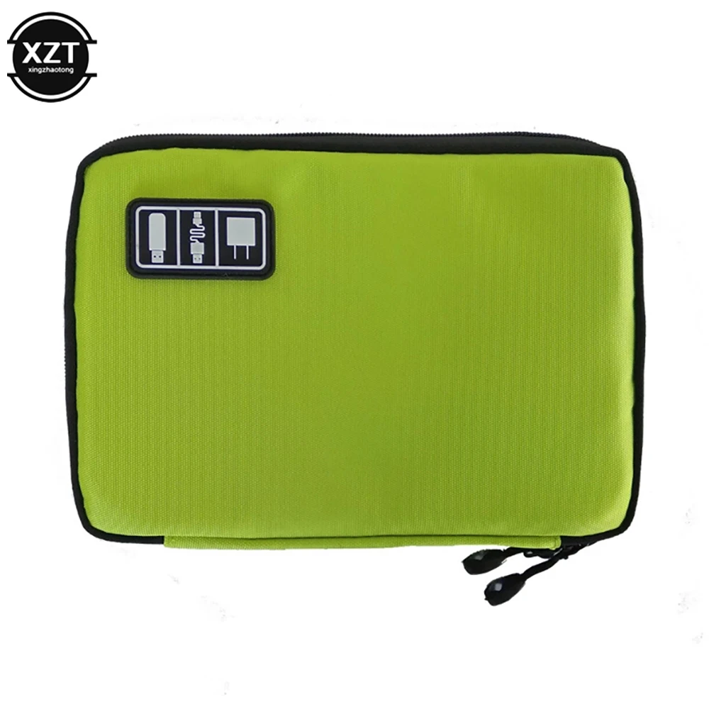 منظم الكابلات المحمولة نظام عدة حالة USB كابل بيانات سماعة سلك القلم قوة البنك تخزين أكياس الأجهزة الرقمية أداة السفر