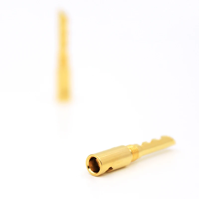 BFA Banana Plug Plug محول موصل مقفل ، صوت لـ CD و DVD ، مكبر صوت نحاسي ، 4 *