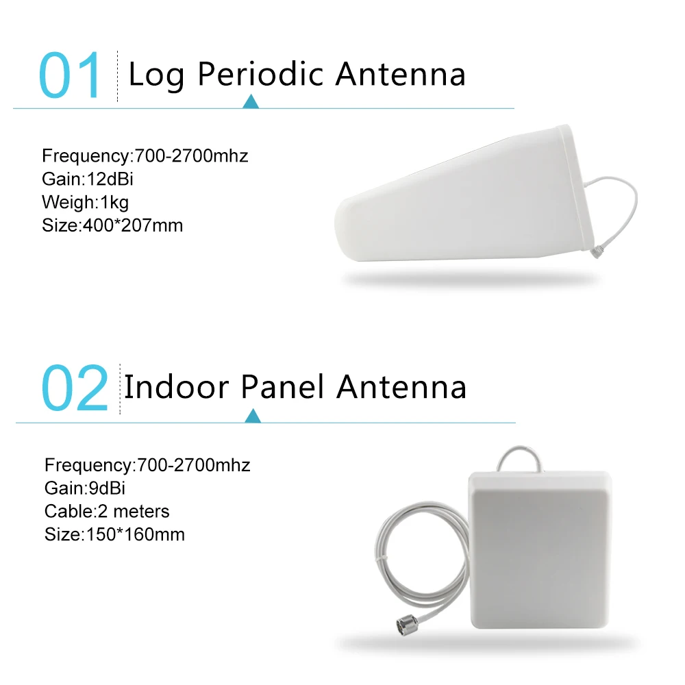 Imagem -05 - Arábia Saudita Quad Band 2g 3g 4g Extensor de Sinal Cdma Lte 700 900 1800 2100 Antena do Telefone Móvel