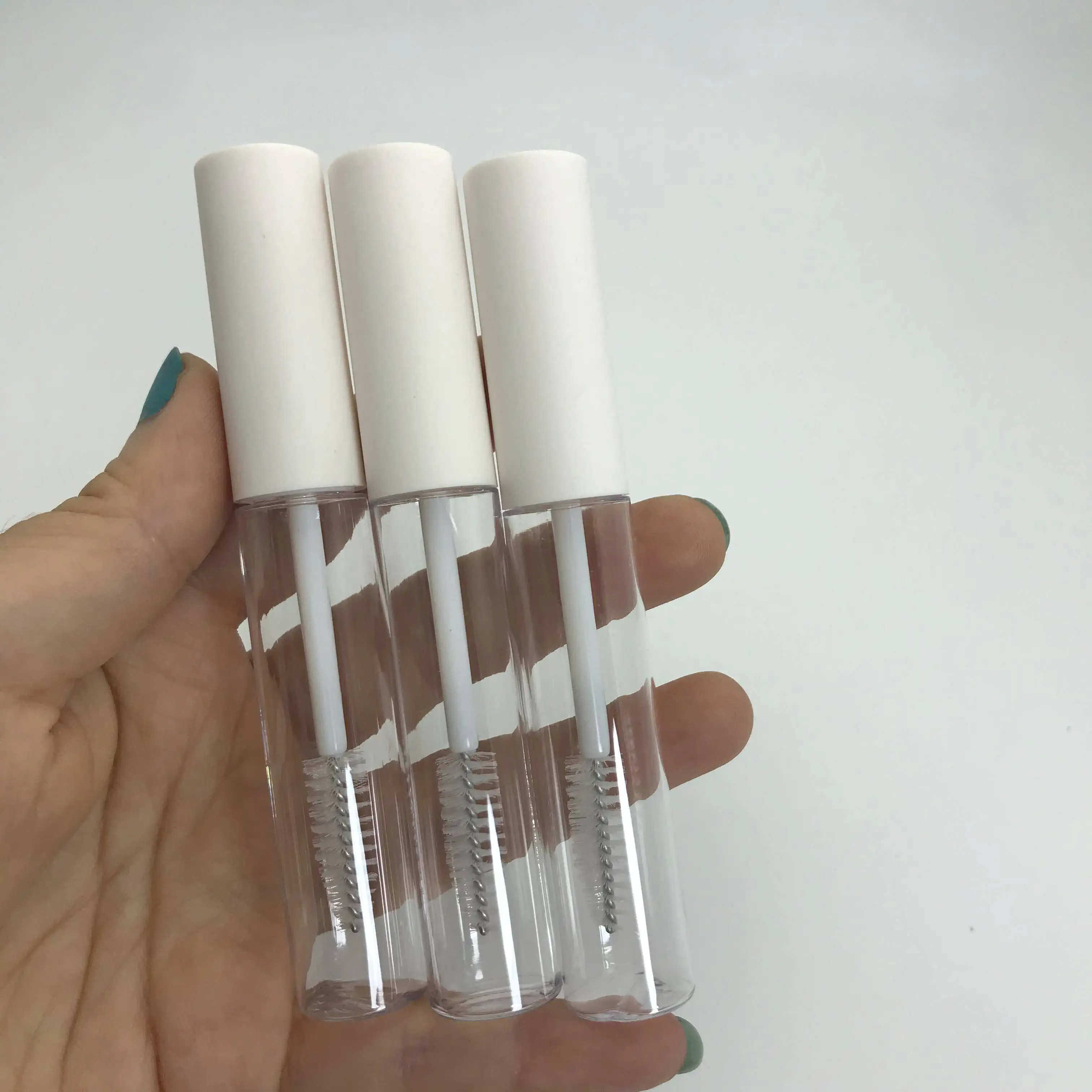 10ml Mascara-Tuben Großpackung Leere Mattierte Wimperncreme Nachfüllbare Flasche Kosmetikverpackungsbehälter Weißer Deckel – Detail 10