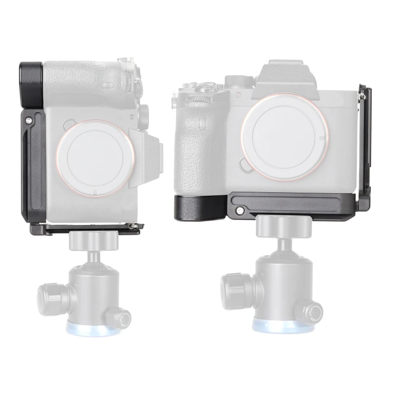 WEPOTO ILCE-A9M2/A7RM4A/A7R4 Metal Quick Release Base Bracket Hand Grip ใช้งานร่วมกับ Sony ILCE-A9M2/A7RM4A/a7R4