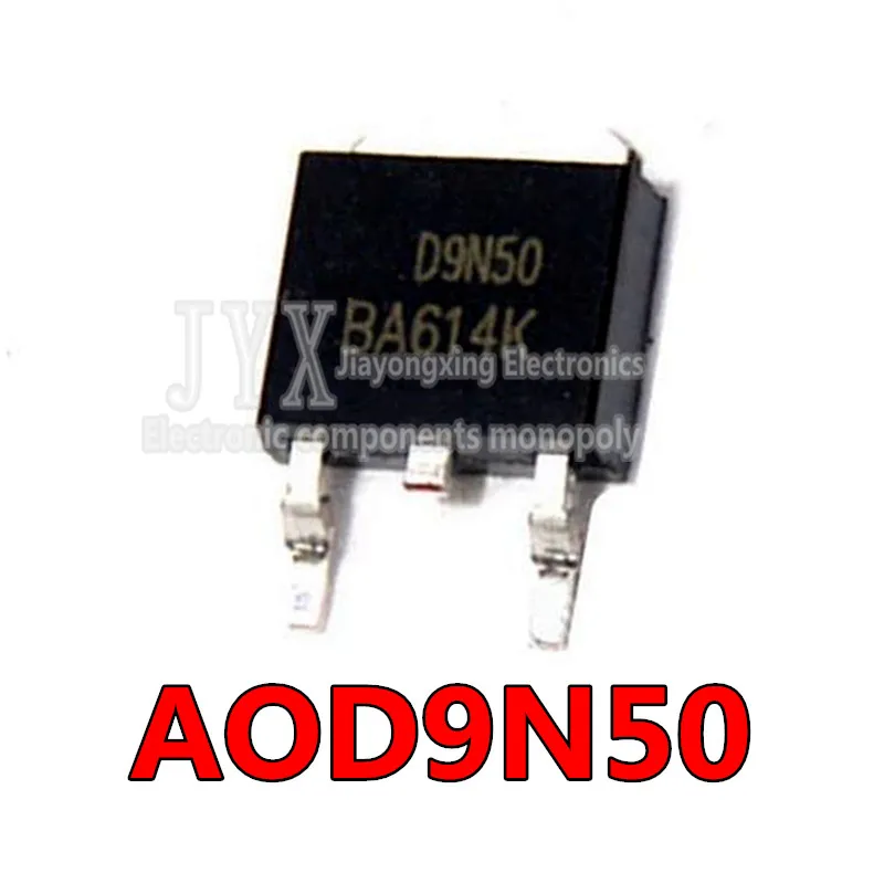 10PCS/LOT  AOD9N50 9A 500V TO252 D9N50  New original spot hot sale