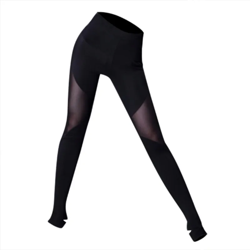 Mesh Latin Dance Pants For Women Black Practice Wear Dancer Outfits Samba Costume Tango Dance Wear Cha Cha Dance Clothes DL7072