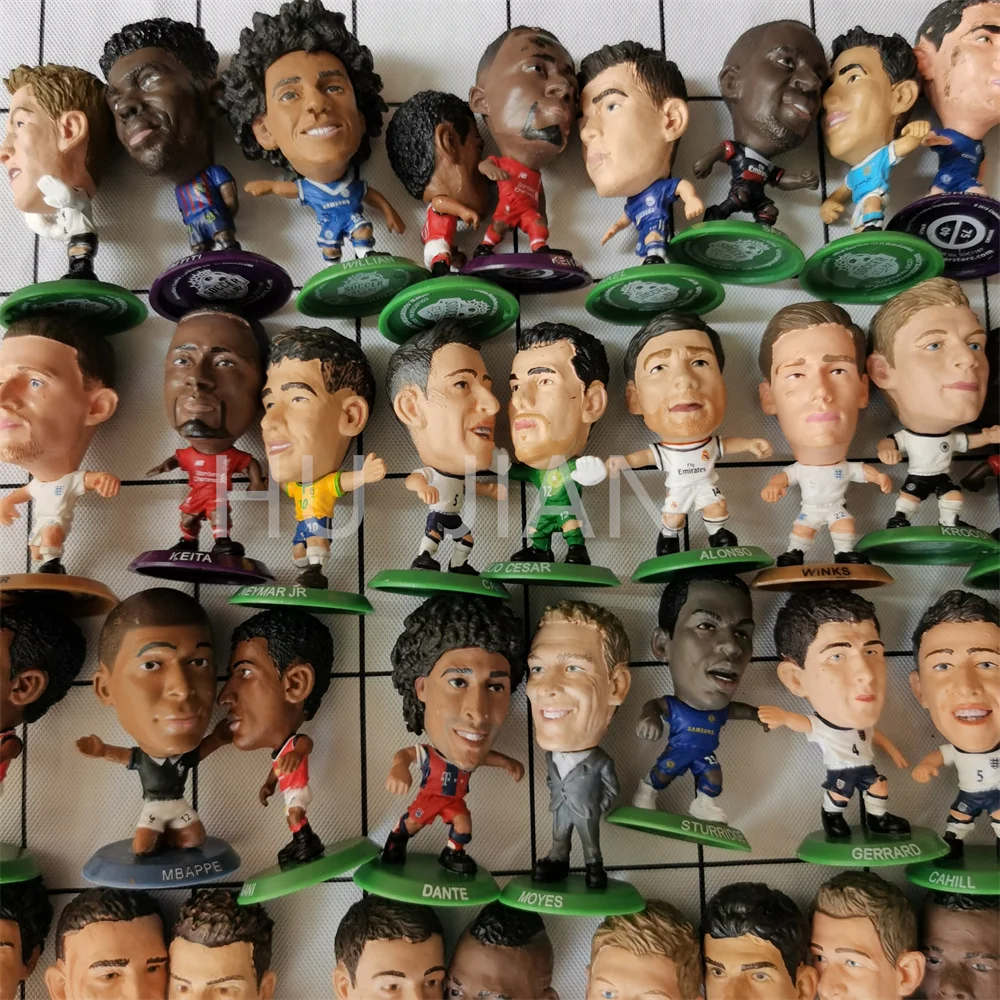 Originele Multi-Stijl Voetbal Ster Pop Hand Gemaakt Model Kinderen Party Speelhuis Speelgoed