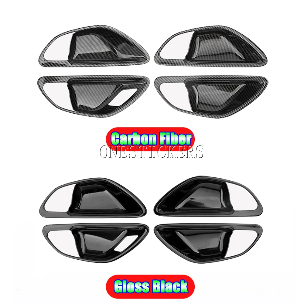 For Mercedes Benz C Class W205 E Class W213 GLC X253 2015-2021 Car Styling Accessories Door Inner Handle Bowl Cover Trim Frame