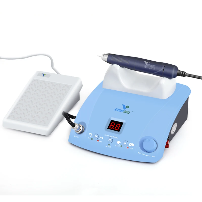 Gratis Levering 50000Rpm Tandheelkundige Laboratorium Microcomputers Sieraden Jade Gepolijst Borstelloze Handstuk Snelheid Scooter Qz60 + Q9