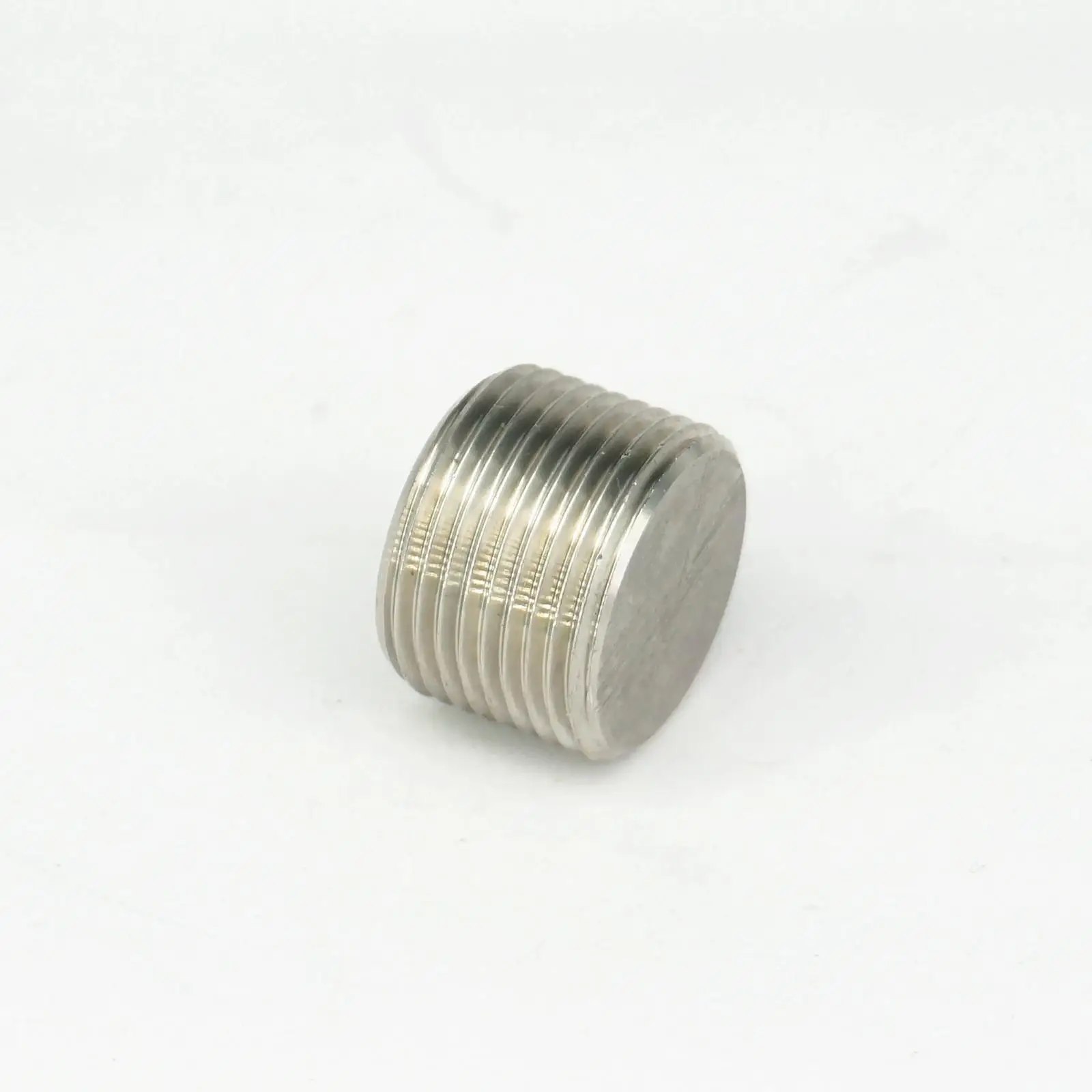 M22x1.5mm Male SS304 Stainless Steel Countersunk End Plug Internal Hex Head Socket Pipe Fitting