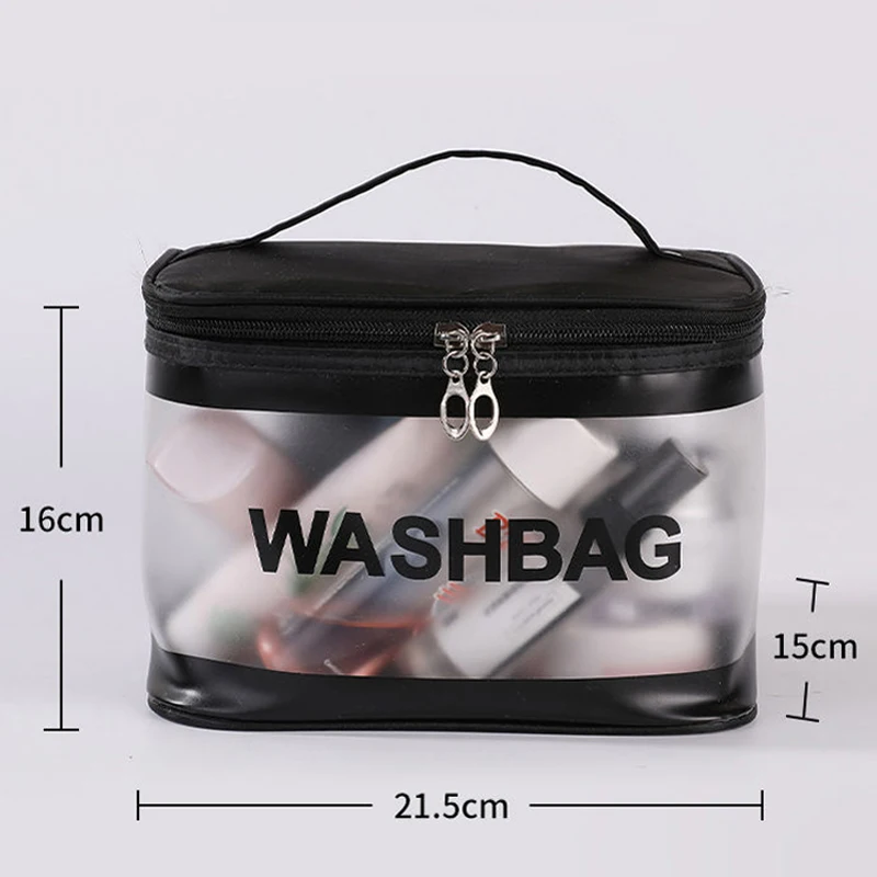 Bolsa cosmética portátil para mulheres, bolsa de viagem feminina, impermeável, grande capacidade, caixa de armazenamento, moda, maquiagem, higiene