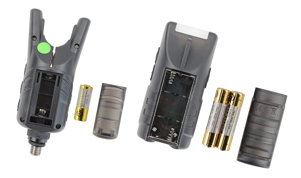 Hirisi Kabelloses Karpfenangel-Bissalarmsystem, Elektronisches Bissanzeiger-Set mit Batterien, Angelzubehör HRS1 – Detail 11