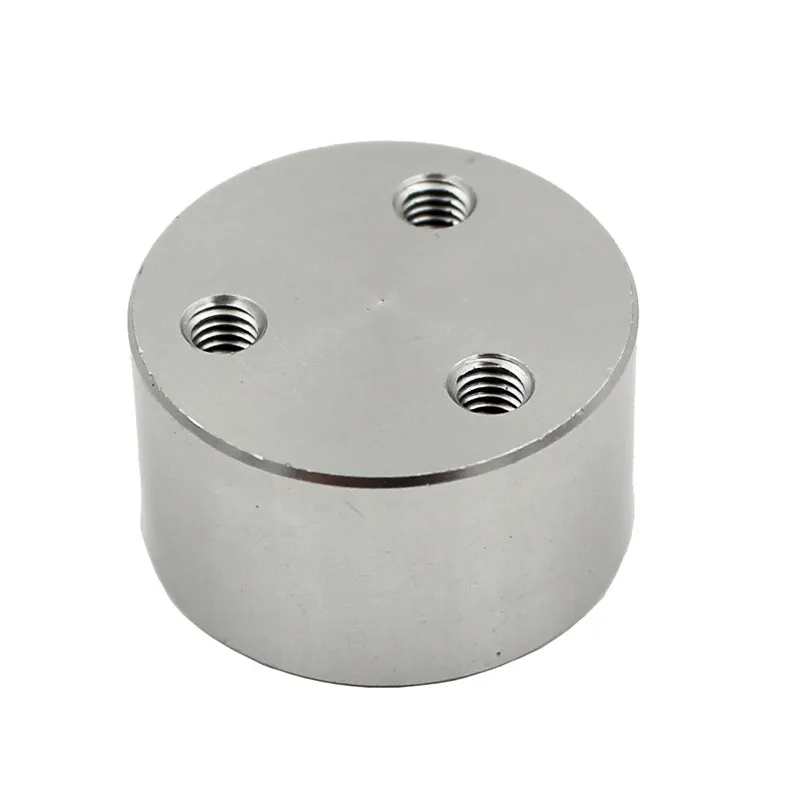 HACCURY 19*11mm Alloy metal shell Round bubble level Metal horizontal bead Accuracy 15\'/2mm Silver Color