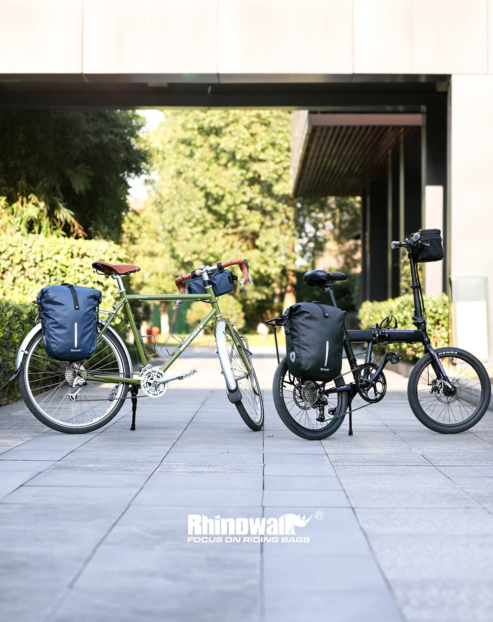 Rhinowalk Waterproof Bike Pannier Backpack 20L Trunk Bag Travel Cycling Bag Basket MTB Road Bicycle Rear Rack Tail Bag Accessory