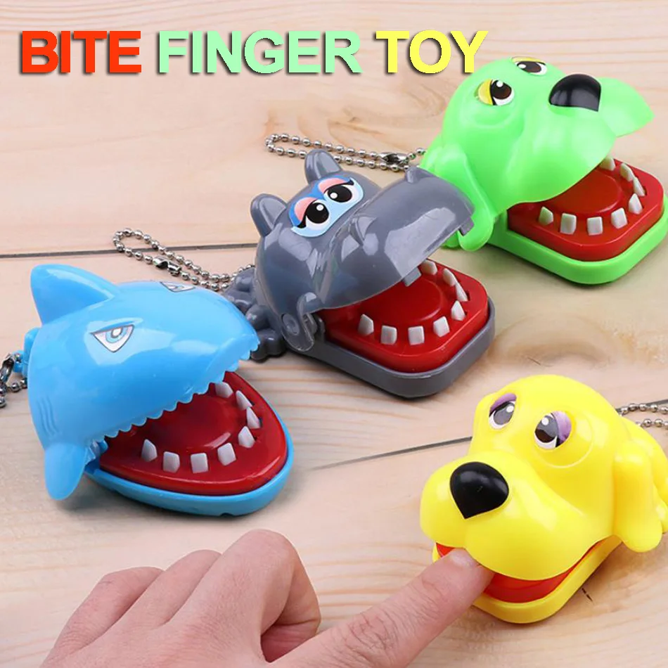 Crocodile Mouth Dentist Bite Finger Toy Dog Animal Series Pulling Teeth Bar Games Gags Toys Kids Toys Prank Novelty For Children