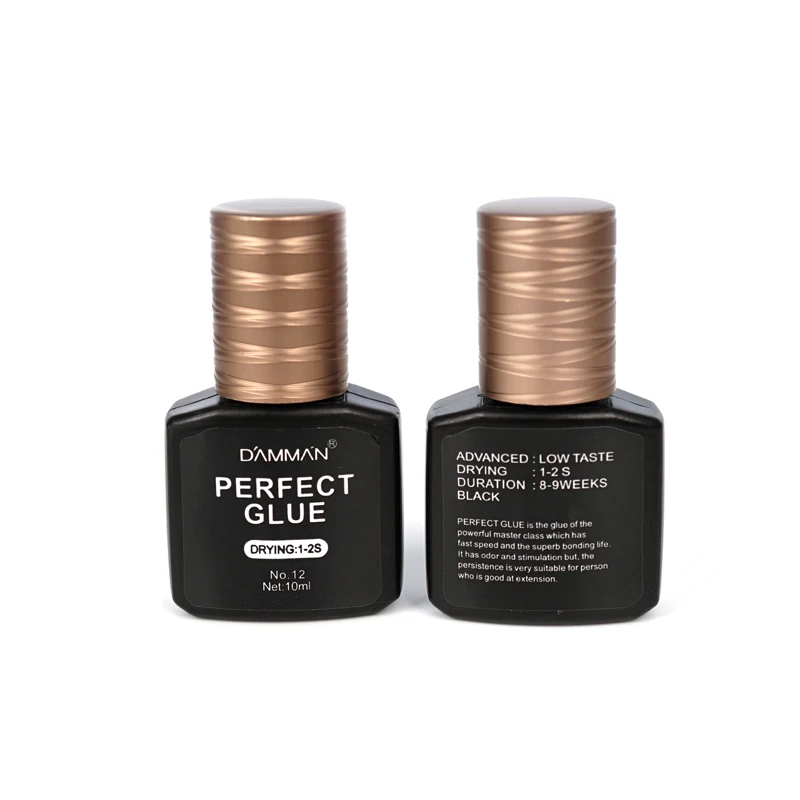 DAMMAN 10ml Perfect Glue Eyelash Glue 1Seconds Fast Drying Eyelashes Extension Low Smell Adhesive Retention Long Last Makeups
