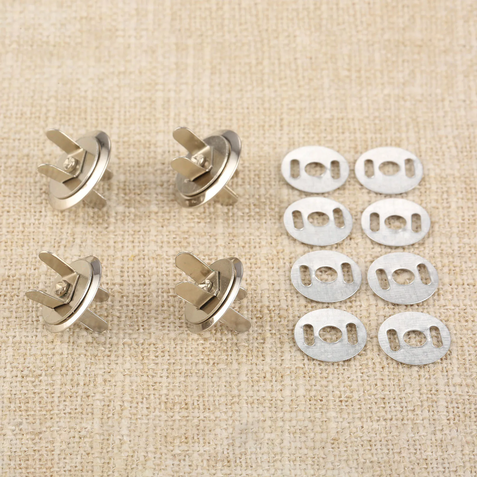 DRELD 10PCS 16/18mm Sewing Magnet Buttons Magnetic Rivet Stud Purse Snap Clasps Closure Buckle Fastener for Bag Wallet Clothing