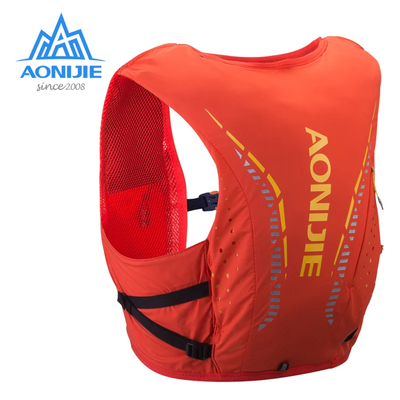 

AONIJIE Lightweight oversized vest 8L hydration backpack bag soft water bladder flask hiking trail running marathon race C958